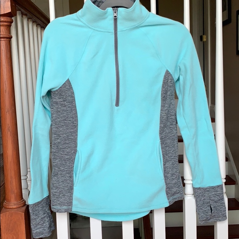 Super Soft Turquoise Half Zip
